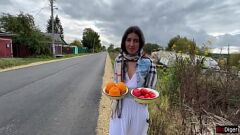 Play I Fucked the Naughty Farm Girl and She Showed Me Her Juicy Fruits" - Katty West & Disdiger1