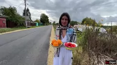 चलाएँ मैंने शरारती खेत की लड़की को चुदाई की और उसने मुझे अपने रसदार फल दिखाए " - काटी वेस्ट और डिसडिगर 1